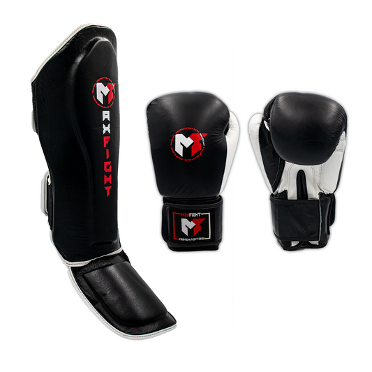 PACK TITAN STRIKE - GUANTES + ESPINILLERAS